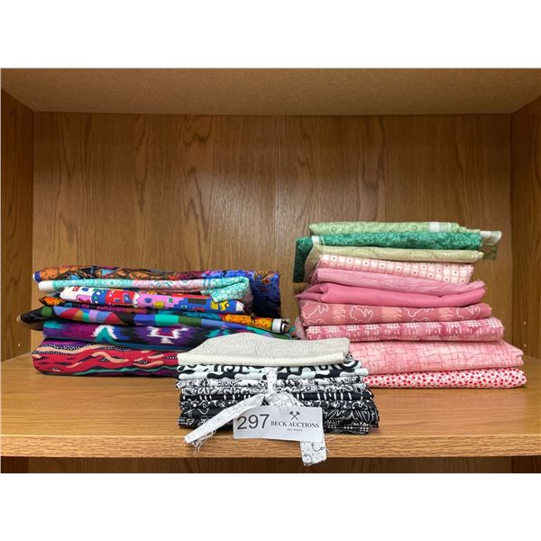 Assorted Quilting Fabric - Assorted Colors & Sizes Brand New
