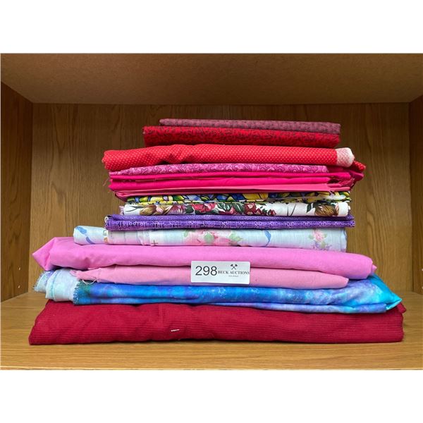 Assorted Quilting Fabric - Assorted Colors & Sizes Brand New