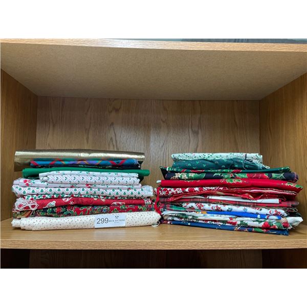 Assorted Quilting Fabric - Assorted Colors & Sizes Brand New Christmas