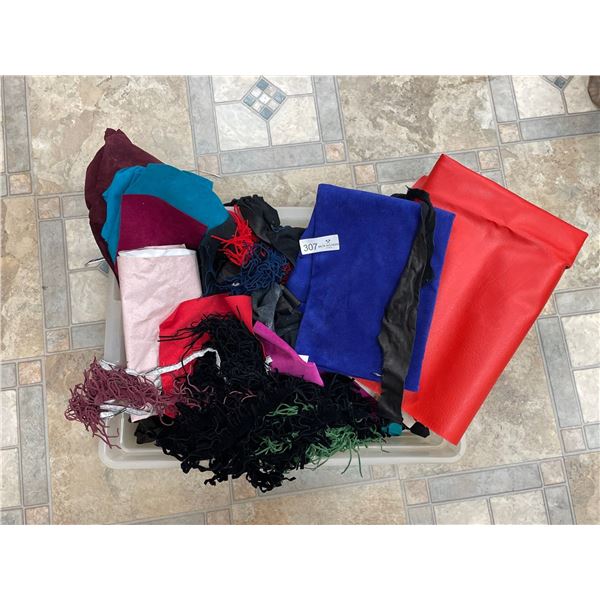 Assorted Quilting Fabric - Assorted Colors & Sizes Brand New Faux Suede