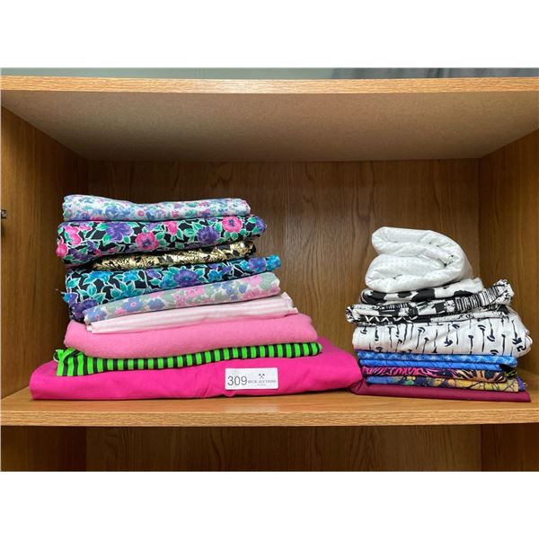 Assorted Quilting Fabric - Assorted Colors & Sizes Brand New
