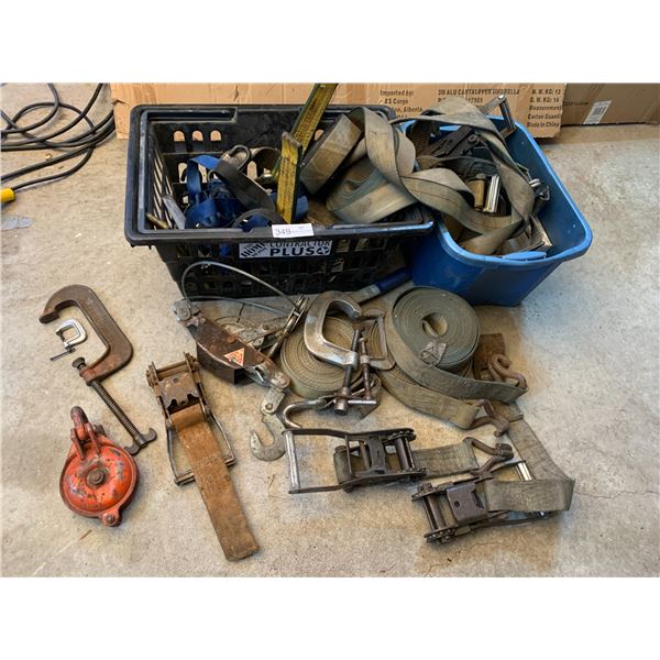 Pulley Systems, Clamps, Tie Downs & More