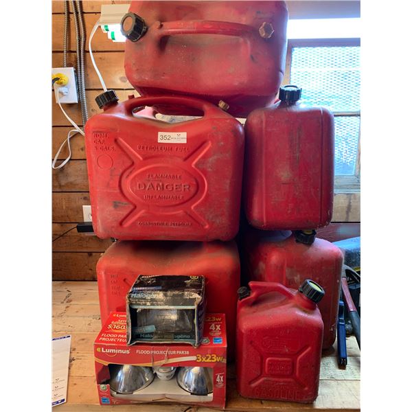 Tower Of Jerry Cans - 5 Gallon