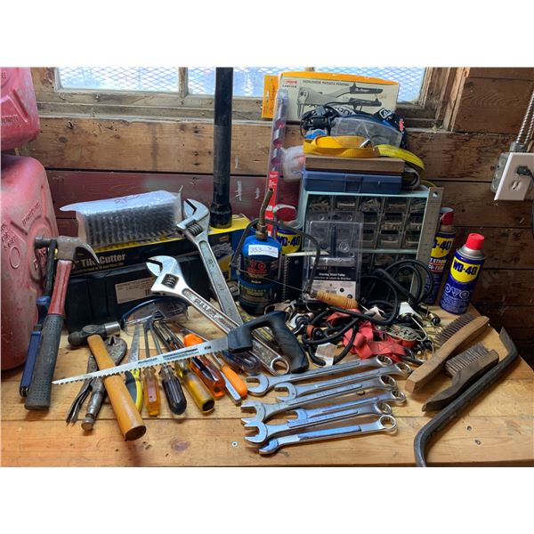 Assorted Tools, Tile Cuter & More
