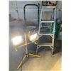 Image 1 : Large And Small Flood Lights, Dolly, & 4FT Ladder