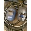 Image 2 : 2 Welding Helmets, Cocking Guns, & Heavy Duty Wire