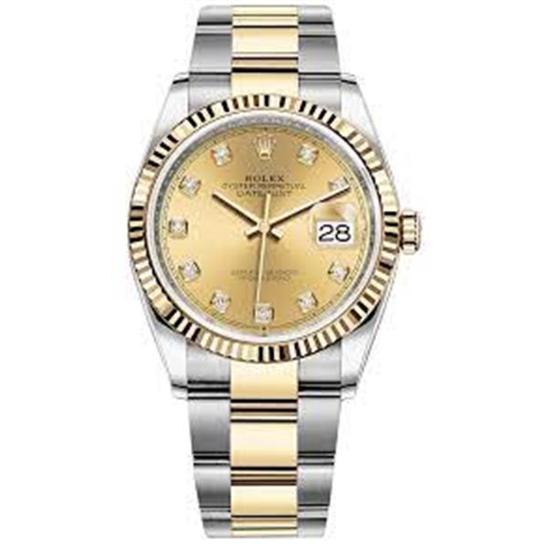 Rolex 36MM Datejust SS/YG Model # 126233