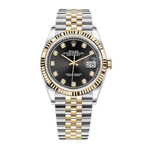 Rolex 36MM Datejust SS/YG Model # 126233