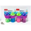 Image 1 : NEW 4 PACK OF PLAYTEX SIPSTERS STAGE 2 SPILL PROOF