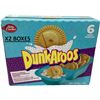 NEW 2 BOXES OF DUNKAROOS 6 PACKS OF DIPPING SNACKS