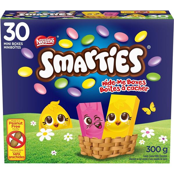 NEW BOX WITH 30 SMARTIES MINI BOXES OF CANDY