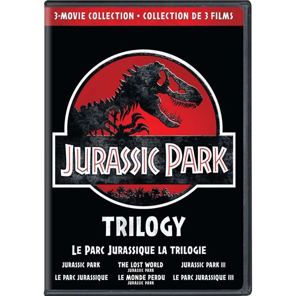 NEW 3-MOVIE COLLECTION JURASSIC PARK TRILOGY - DVD