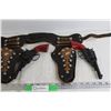 Image 2 : Toy Lone Star (2) Gun Holster and (2) Pieces Kid Revolvers - (1) Works