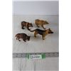 Image 1 : (4) Plastic Toy Animals