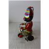 Image 3 : Juyou Metal Wind Up Toy - Monkey on Tricycle