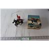 Image 1 : Metal Wind Up Toy - Cowboy With Whip - Not Working