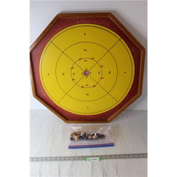 Crokinole Board With Shooters