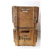 Image 5 : * (2) Wooden Pop Bottle Crates - Pepsi, 7Up