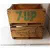 Image 1 : * (2) Wooden Pop Bottle Crates - Pepsi, 7Up