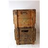 Image 3 : * (2) Wooden Pop Bottle Crates - Pepsi, 7Up