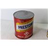 Image 4 : (2) Vintage Tins - Jack Frost Anti-Freeze - Prestone Anti-Freeze