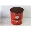 Image 2 : (5) Vintage Auto Tins - Prestone Anti-Freeze Can n- Bulldog Anti-Freeze Tin - 2 Cycle Oil Tin - Fuel