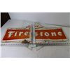 Image 1 : Firestone Two Piece Tire Sign