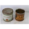 Image 2 : (6) Vintage Tabacco Tins - Club - Old Chum - Ogden's - Dominion - Sweet Caporal