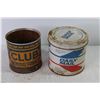 Image 2 : (6) Vintage Tabacco Tins - Club - Daily Mail - Windsor - Sweet Caporal - Black Cat