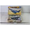 Image 1 : (2) Airplane Models - B-58 Hustler - F-15E Strike Eagle (NIB)