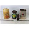 Image 1 : (4) Vintage Cans - IH Cream Separator Oil - Bardahl Additive - Gulf Outboard Oil - Firestone Tire Ki