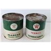 Image 6 : (2) Vintage Texaco Lubricants - Texaco Marfak Heavy