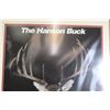 Image 2 : * The Hanson Buck Oak Framed + Glass (2) Sides - Poster and Details on Back, 23" x 30 1/2"