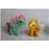 Image 3 : (3) My Little Pony Figurines (Butterscotch, Minty, Sea Pony), 1983 Totsy Unicorn