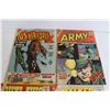 Image 2 : (4) Charlton 10 Cent Comic Books -1960-1961 - U.S. Air Force, Fightin' Army, Outlaws of the West, Ma