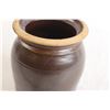 Image 2 : Small Stoneware Brown Glaze Crock - Has Crack