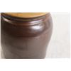 Image 3 : Small Stoneware Brown Glaze Crock - Has Crack