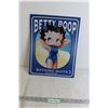 Image 1 : Betty Boop Tin Sign - Slightly Warped, 12 1/2" x 16"