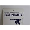 Image 2 : National Wildlife Refuge Boundary Sign - 11" x 14"