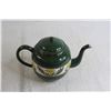 Image 4 : Antique Enamel Teapot with Daisy Pattern