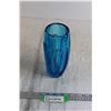 Image 1 : Cobalt Blue Art Glass - 7 3/4" Tall