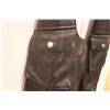 Image 3 : Vintage Bristol leather Motorcycle Chaps - Size M