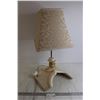 Image 1 : * Vintage Bleached Moose Rock Lamp - Consignor Says Working