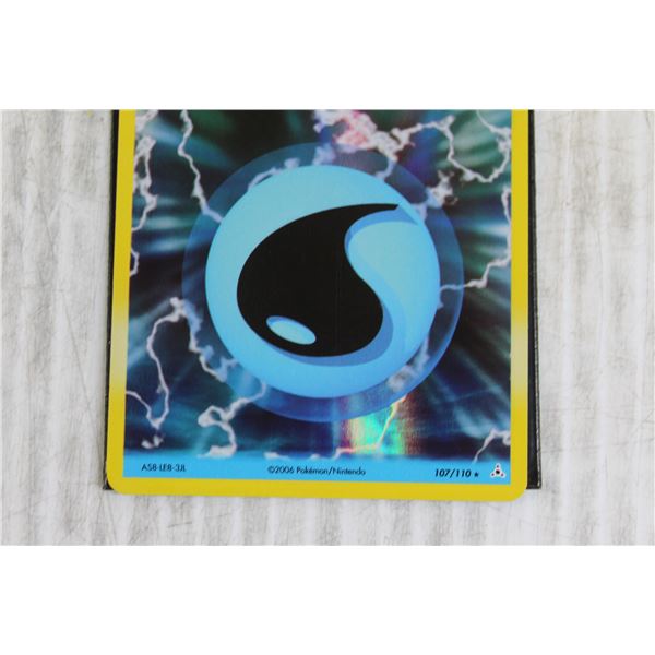 Rare Water Energy Holo Pokemon Card - 107/110 - Bodnarus Auctioneering