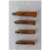 Image 2 : (4) Opinel Folding Whittling Knives - Made In France