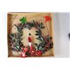 Image 2 : Vintage Noma Electric Holly Wreath - Light Works