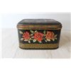 Image 2 : (2) Vintage Collector Tins - Red Rose Pattern