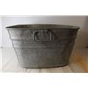 Image 3 : * Square Galvanized Washtub,