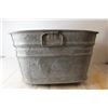 Image 5 : * Square Galvanized Washtub,