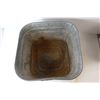 Image 6 : * Square Galvanized Washtub,